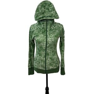 Bench Geometric Print Zip Up Hoodie